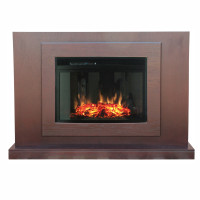 Камин Smolcom Lucca FS25 (махагон коричневый антик)