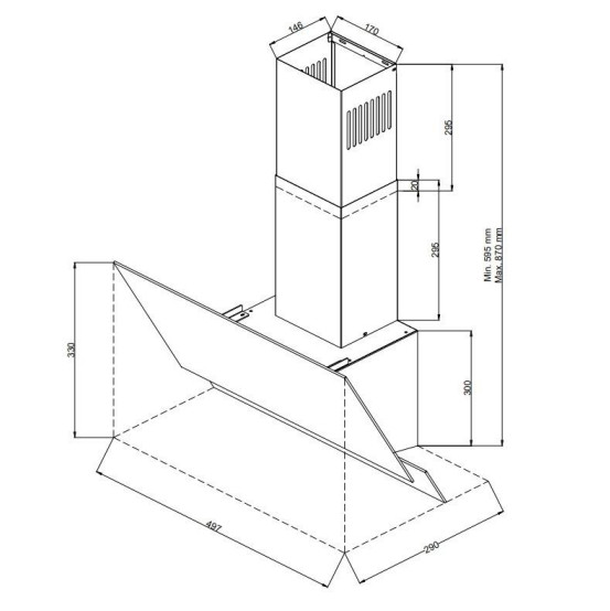 Вытяжка Zigmund & Shtain K 146.6 B