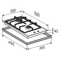 Варочная панель Zigmund &amp; Shtain M 26.3 W