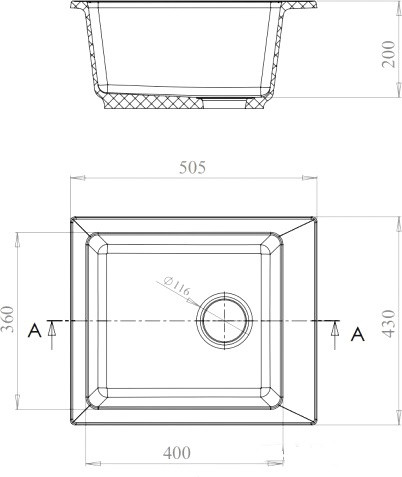 Кухонная мойка Gerhans A10 (White)