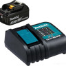 Аккумулятор для инструмента Makita DC18SD + BL1830B (18В/3.0 Ah + 7.2-18В)