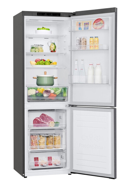 Холодильник с нижней морозильной камерой LG GW-B459SLCM