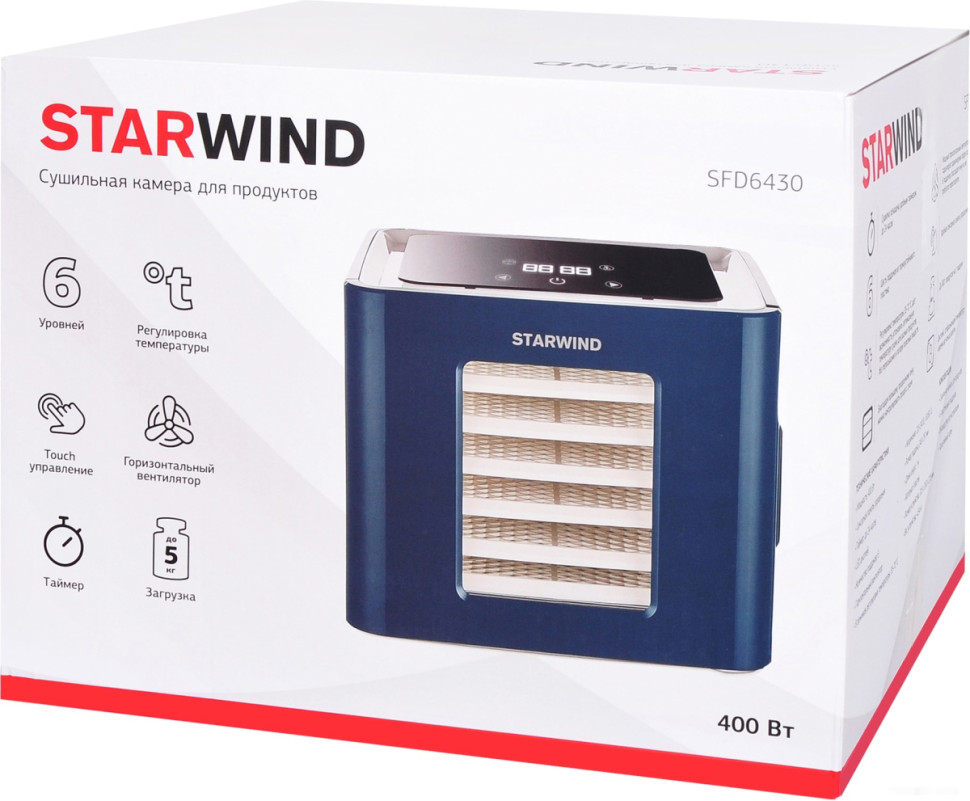 Сушилка для овощей и фруктов StarWind SFD6430