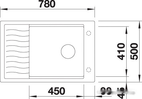 Кухонная мойка Blanco Elon XL 6 S 524844 (антрацит)