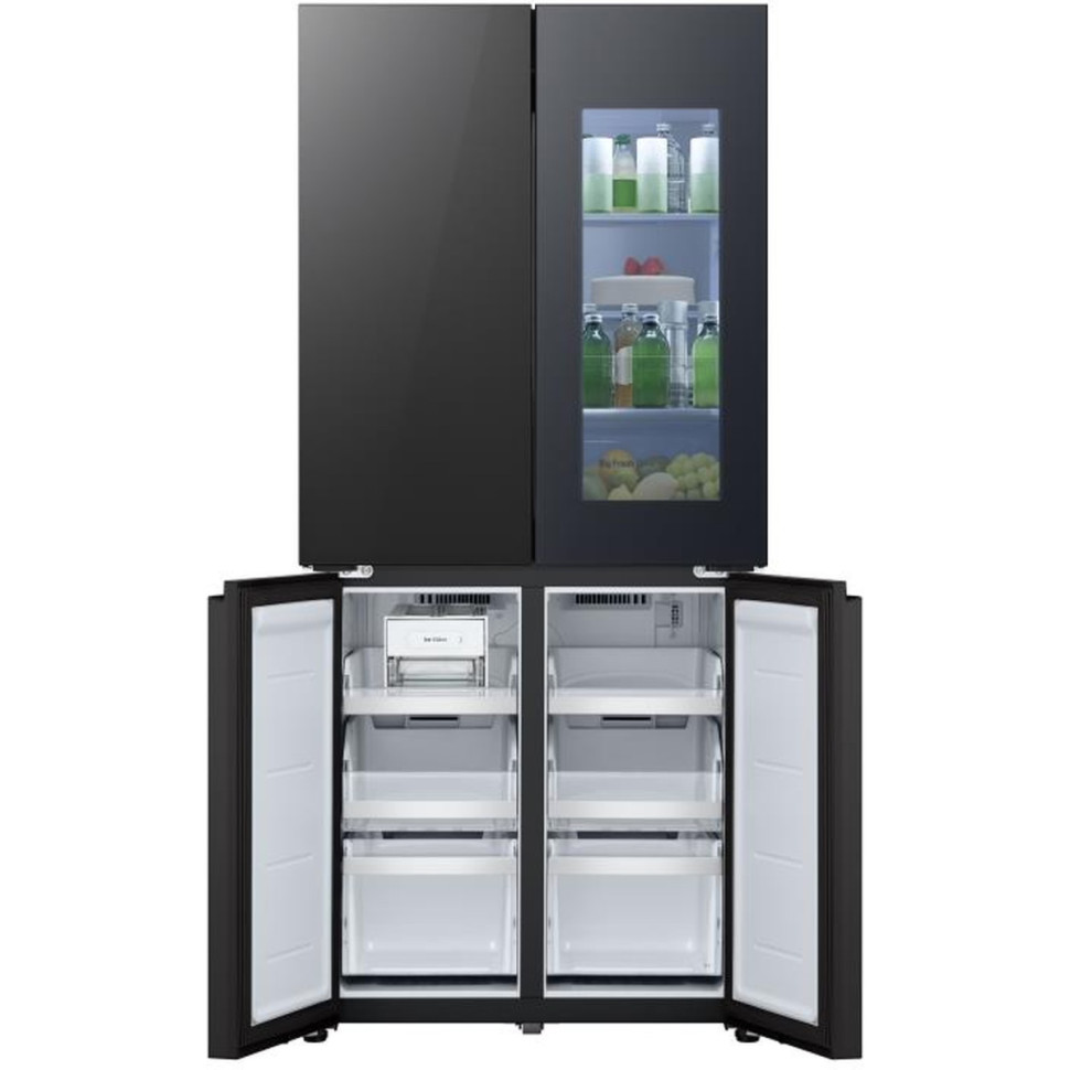 Холодильник с морозильником LG GC-V22FHBBM