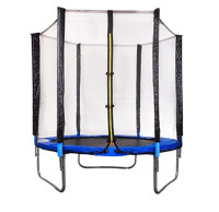 Батут Atlas Sport 140 см с внешней сеткой (на пружинах)