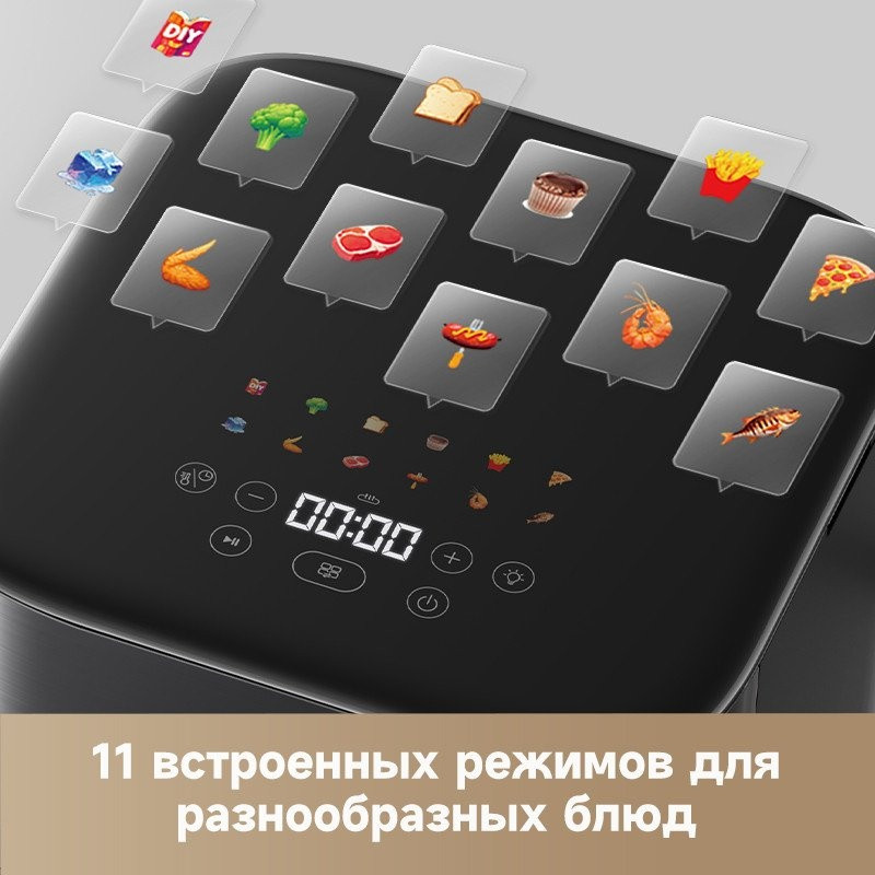 Аэрогриль Dreame Trouver Air Fryer FD10 Pro VFF12A (черный)