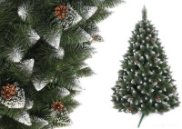 Сосна MiaMar Бриллиантовая пышная с белыми концами 1.8 м SB180F-PVC