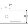 Кухонная мойка Franke OID 611-78 белый 114.0443.360