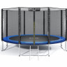Батут Atlas Sport 374 см - 12ft PRO (усиленные опоры) BLUE