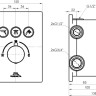 Душевая система Rubineta Thermo-3F-Olo SQ 625040