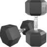 Гантель UnixFit DBHEX17.5 17.5 кг