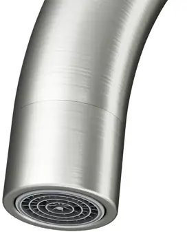 Кухонная мойка Saniteco 6550-R + Spike F9S07011 (сатин, с сифоном, дозатором и коландером)