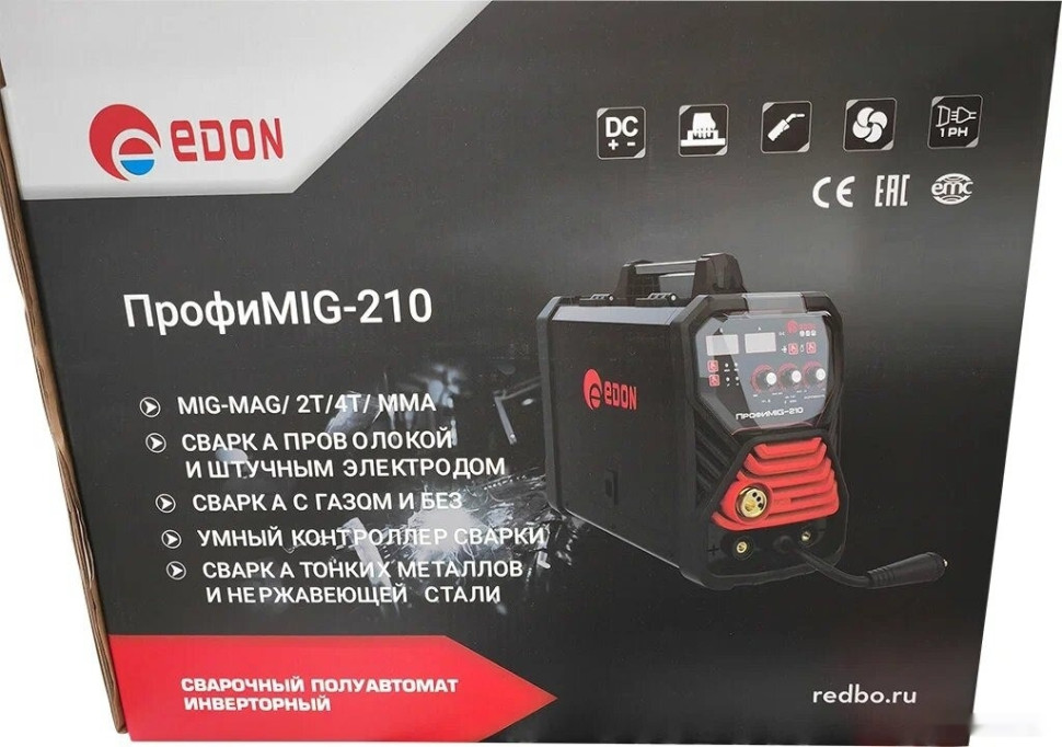 Сварочный инвертор Edon ПрофиMIG-210