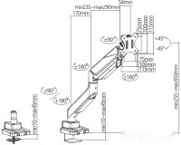 Кронштейн ErgoSmart Heavy-Duty