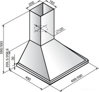 Вытяжка Elikor Оптима 50П-400-П3Л белый