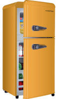 Холодильник с верхней морозильной камерой HARPER HRF-T120M (Orange)