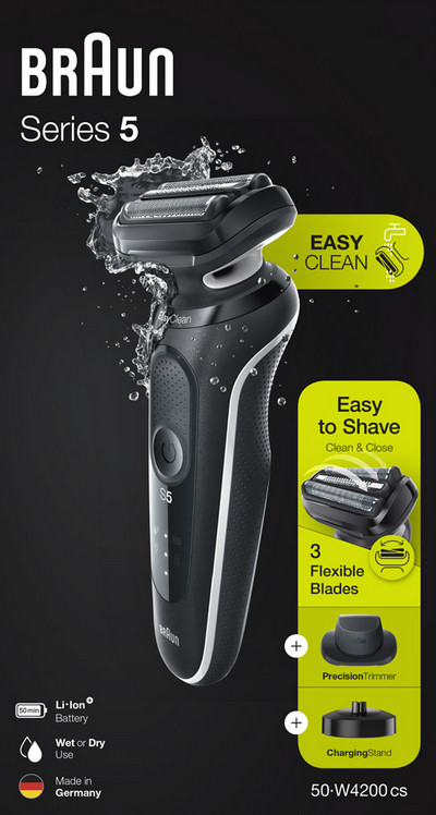 Электробритва мужская Braun Series 5 50-W4200cs