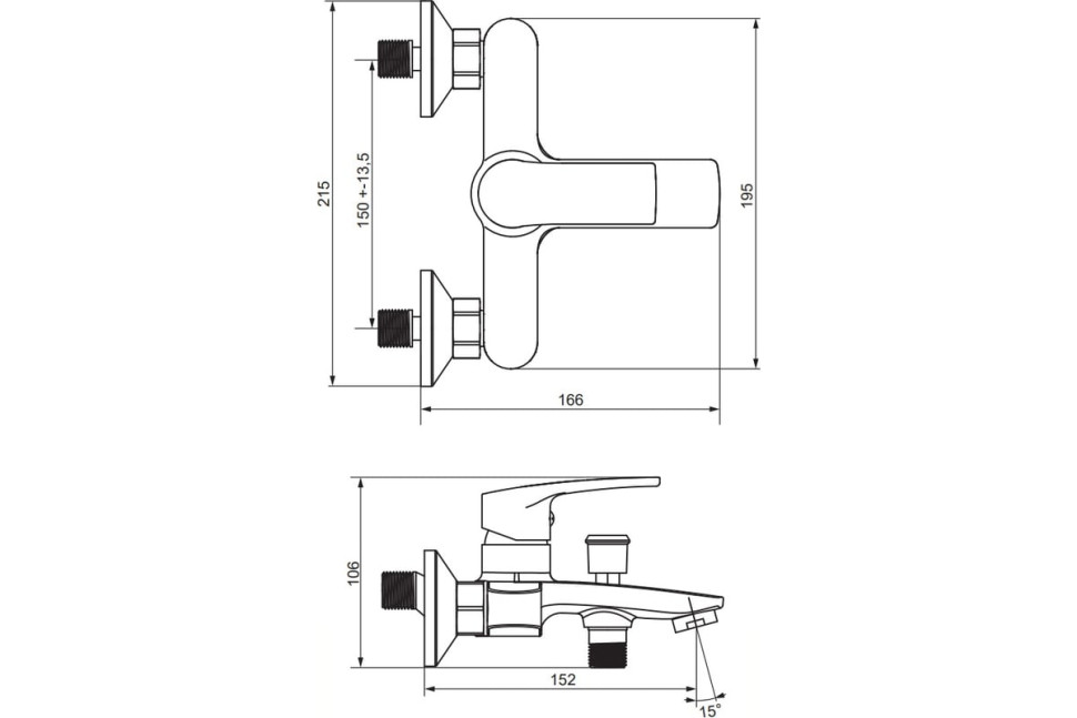 Смеситель Damixa Eclipse 481000000