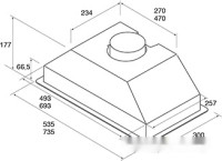 Вытяжка Jet air Viera Lux WH/A/72