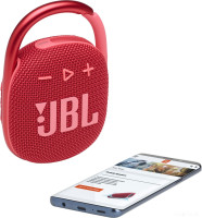 Портативная акустика JBL Clip 4 (красный)