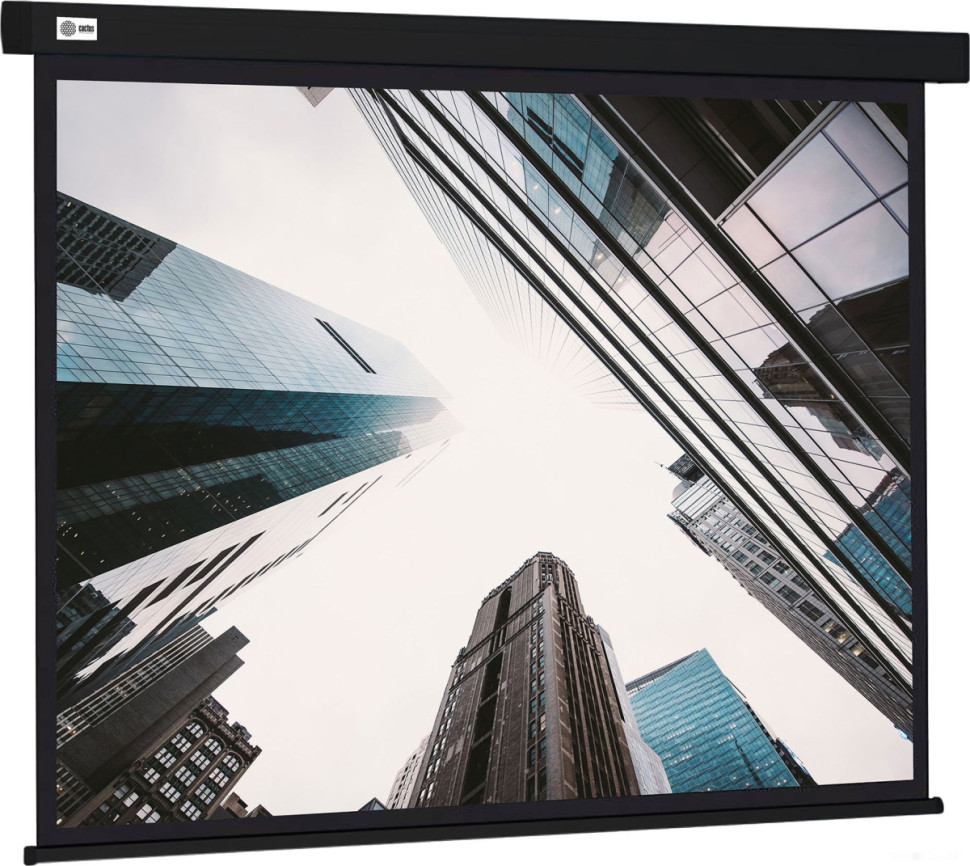 Проекционный экран Cactus Wallscreen 124x221 CS-PSW-124X221-BK