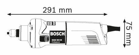 Шлифовальная машина Bosch GGS 28 CE Professional