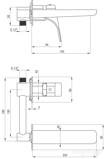 Смеситель Deante Hiacynt BQH N54L