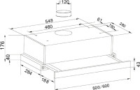 Вытяжка Oasis UV-50I (F)