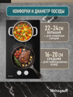 Варочная панель Weissgauff HGG 320 BGK