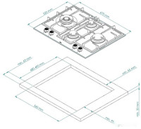 Варочная панель ZorG Technology BP9 FDW (черный)