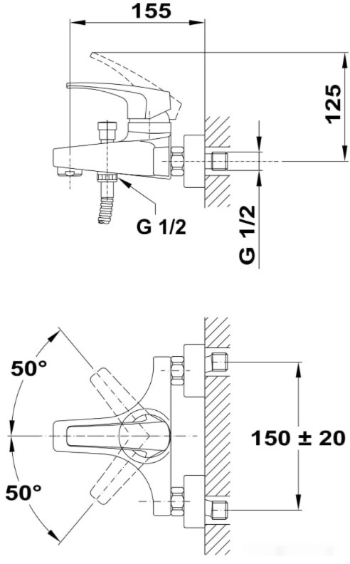 Смеситель Teka Deia 401216200