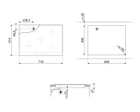 Варочная панель Smeg P875AO