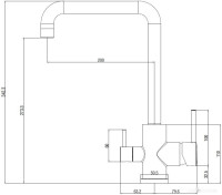 Смеситель ESKO FW519