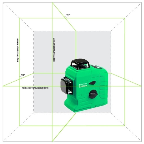 Лазерный уровень самовыравнивающийся Instrumax 3D Green
