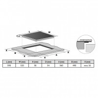 Варочная панель Korting HIB 64940 B Maxi