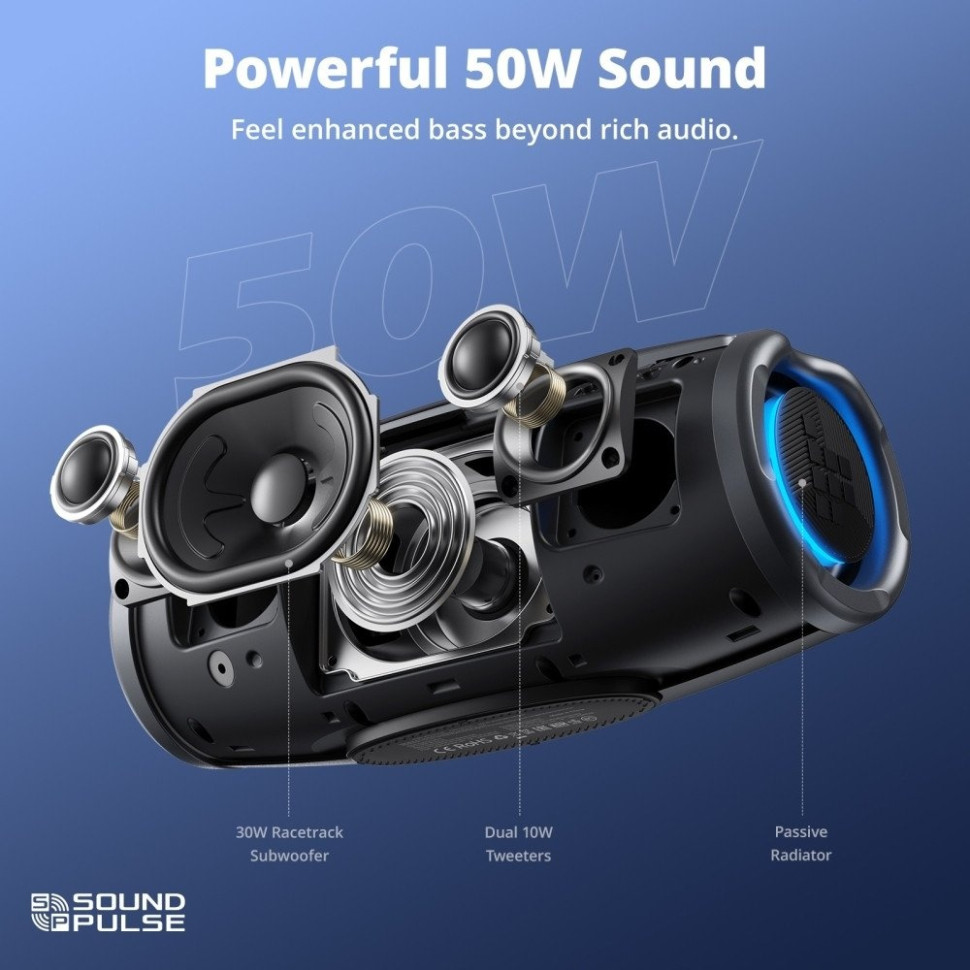 Портативная акустика Tronsmart Mirtune S100 (черный)