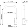 Смеситель Wasserkraft Alz 28807