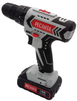 Ударная дрель-шуруповерт Ресанта ДА-18Л-2ЛК-У (с 2-мя АКБ, кейс)