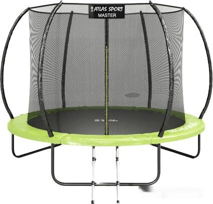 Батут Atlas Sport 252 см - 8ft Master (с лестницей, зеленый)