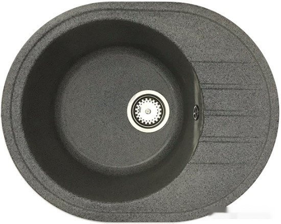 Кухонная мойка БелЭворс New Lux R + смеситель W74004-9 + дозатор L405-1 (серый/сатин)