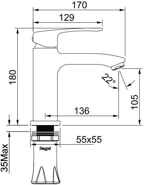 Смеситель Raglo R01.10.09