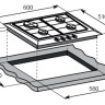 Варочная панель Weissgauff HGG 640 BG Nano Glass