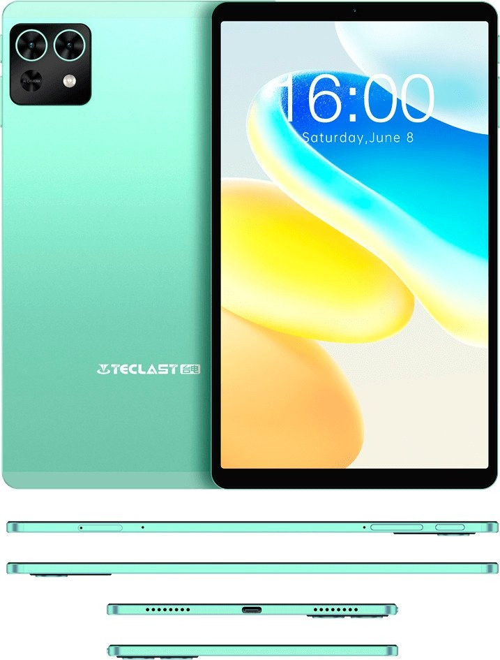 Планшет Teclast M50 Mini 4GB/128GB 90Hz Wi-Fi (мятный, с чехлом)