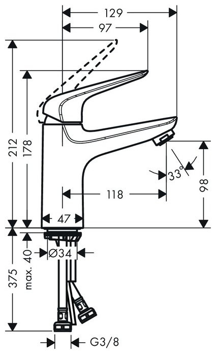 Смеситель Hansgrohe Novus 71031000