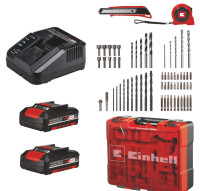 Ударная дрель-шуруповерт Einhell TE-CD 18/40 Li BL 4513995 (с 2-мя АКБ, кейс)