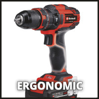 Ударная дрель-шуруповерт Einhell TE-CD 18/40 Li BL 4513995 (с 2-мя АКБ, кейс)