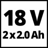 Ударная дрель-шуруповерт Einhell TE-CD 18/40 Li BL 4513995 (с 2-мя АКБ, кейс)
