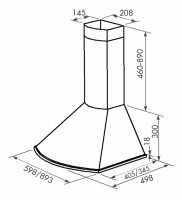 Вытяжка ZorG Technology Bora 750 60 M нержавейка
