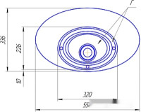 Умывальник dreja Триумф
